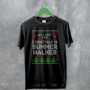 Summer Walker RB Music Graphic Ugly Christmas Album Fan Retro Style T-Shirt 165